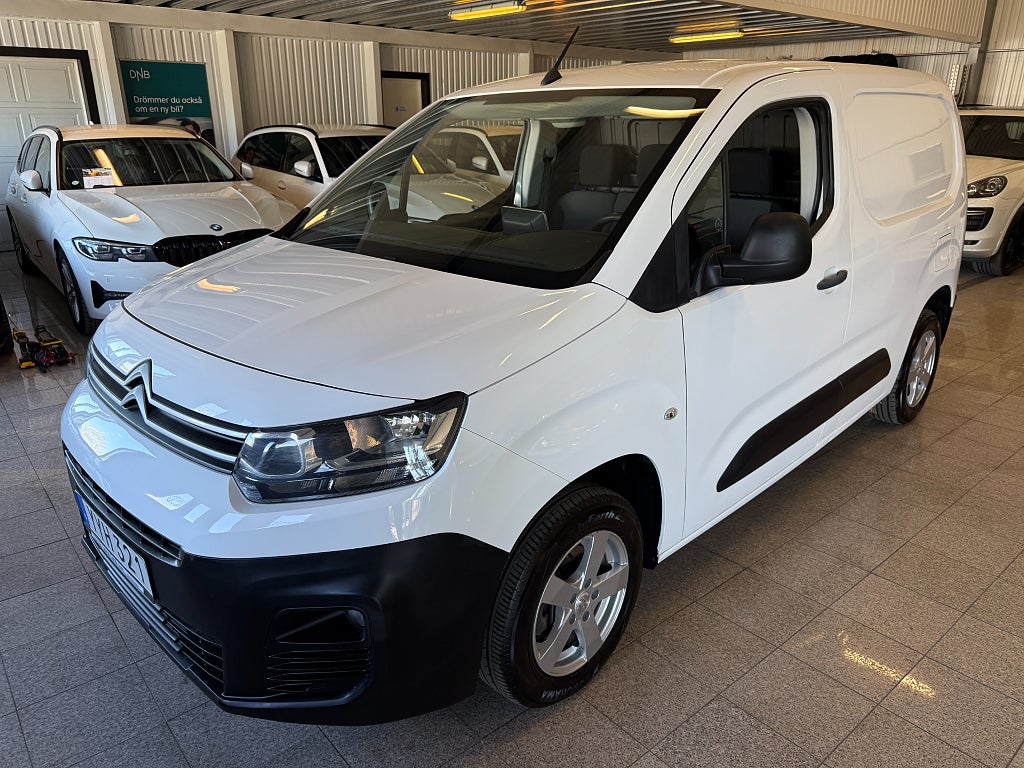 Citroën Berlingo 1.5 BlueHDi 1 ägare Endast 7434mil 3 sitsig Momsbil 