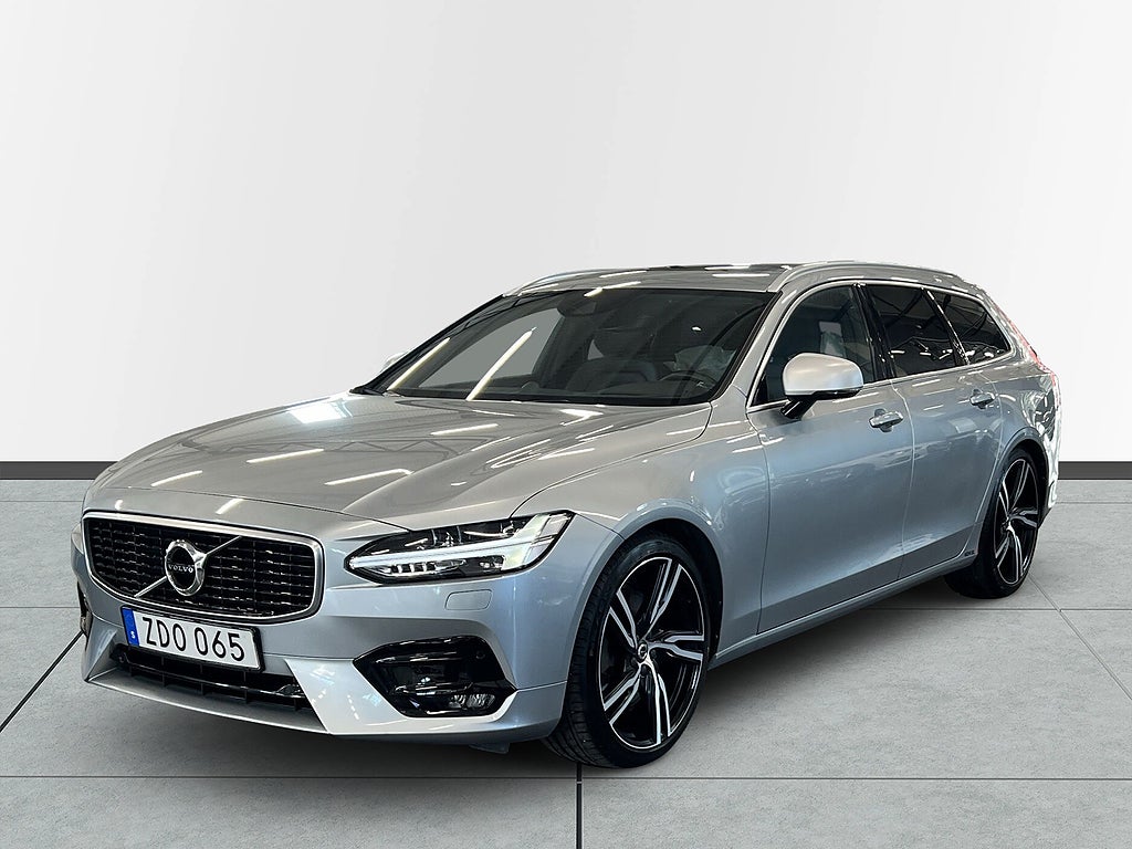 Volvo V90 D5 AWD R-Design S&V-hjul/Carplay/HUD/Pano/Bowers&W