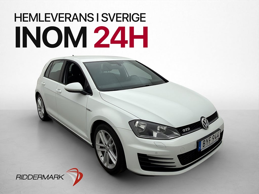 Volkswagen Golf GTD 2.0 TDI Adaptiv Navi Drag PDC 184hk