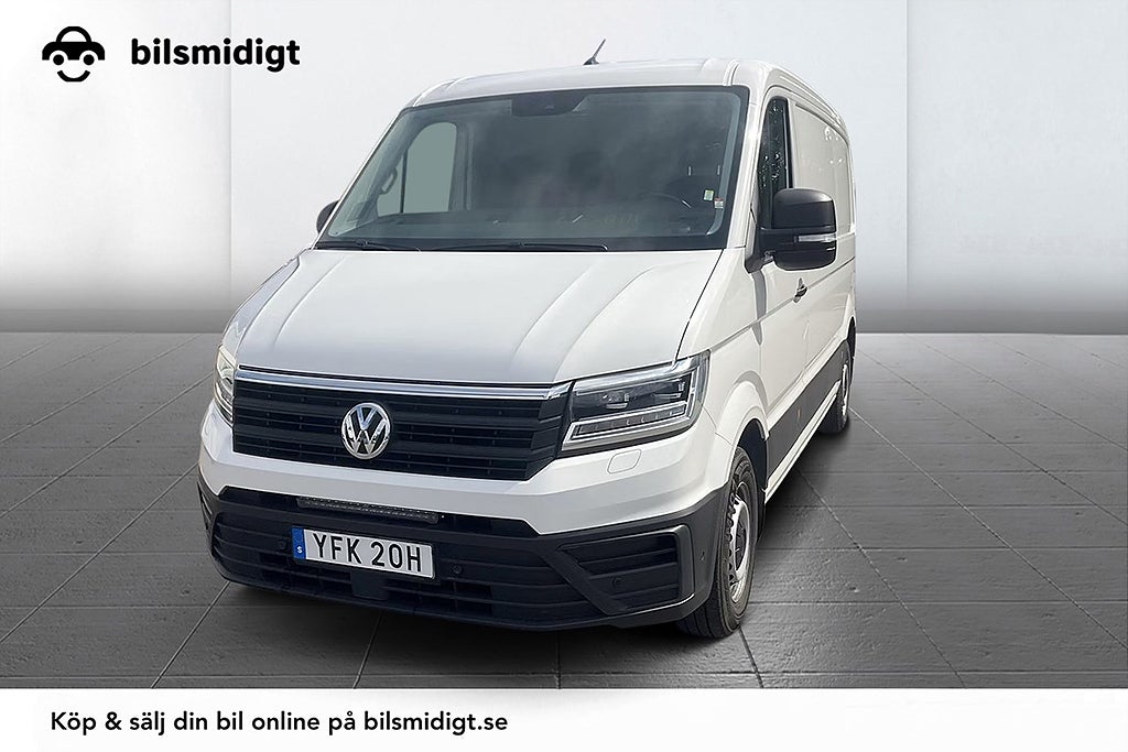 Volkswagen crafter 35 2.0 TDI L3H2 Drag Inredd 3-sits Kamera Värmare MOMS