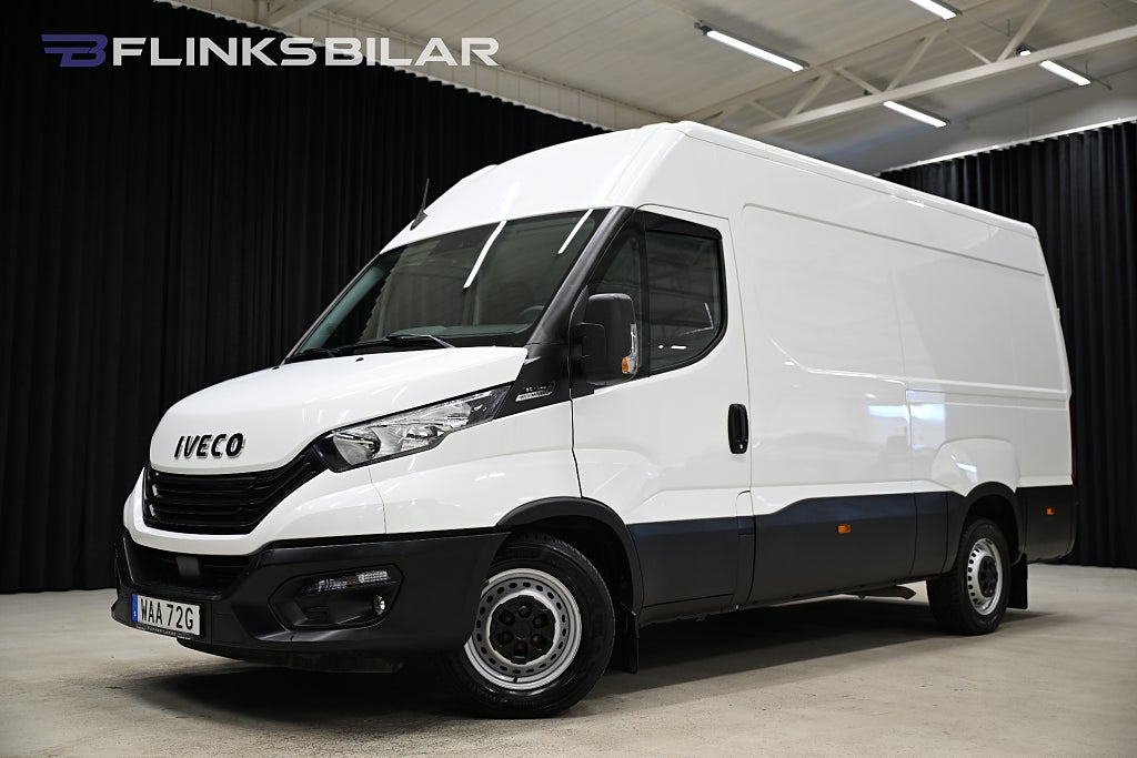 Iveco Daily 136HK L3H2 Automat|Webasto|3.5ton-dragvikt|Lågmil|Moms