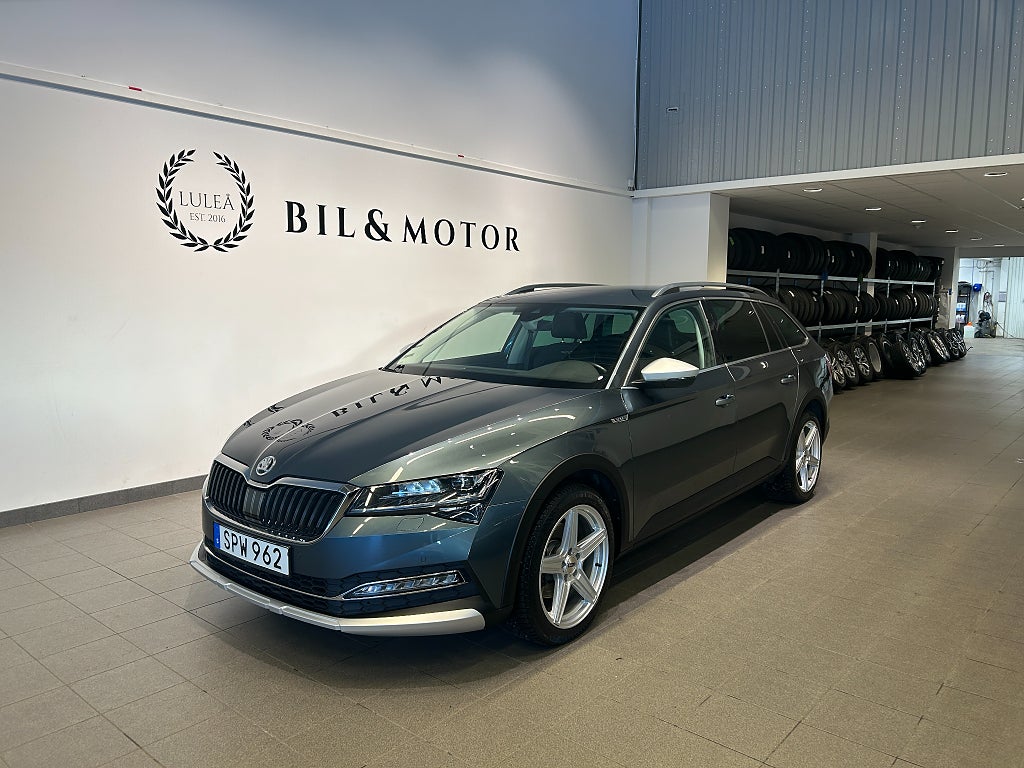 Skoda Superb Scout 2.0 TDI 4x4 5044mil|Värm|Kamera|Drag|SoV