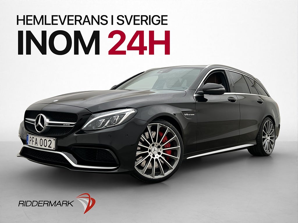 Mercedes-Benz C63 AMG SV-Såld Designo Burmester 510hk