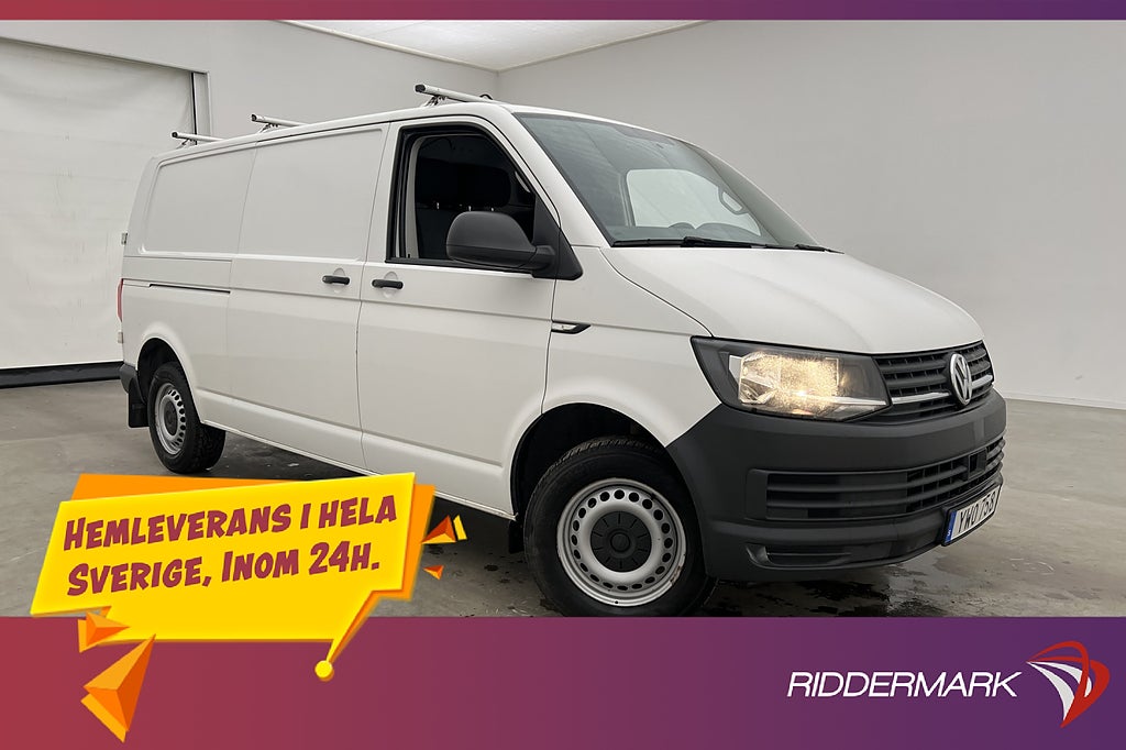 Volkswagen Transporter L2 2.0TDI Ny-Kamrem Värm Drag Moms