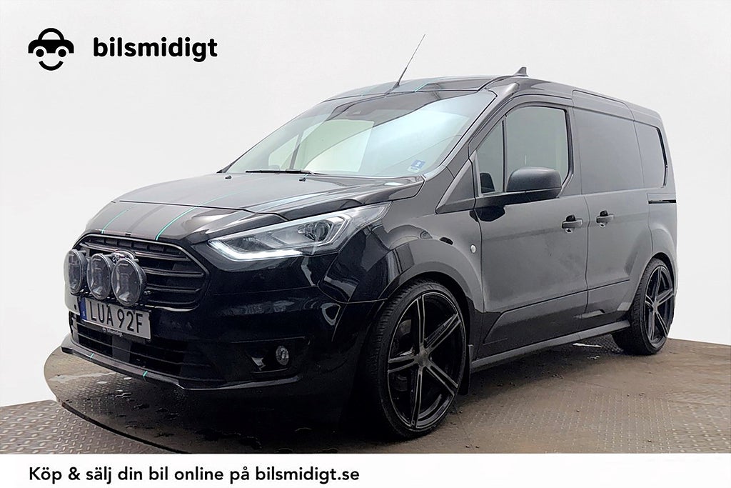 Ford Transit Connect 210 1.0 EcoBoost E85 Drag 2xSidodörr Kamera 3sits Xtraljus MOMS