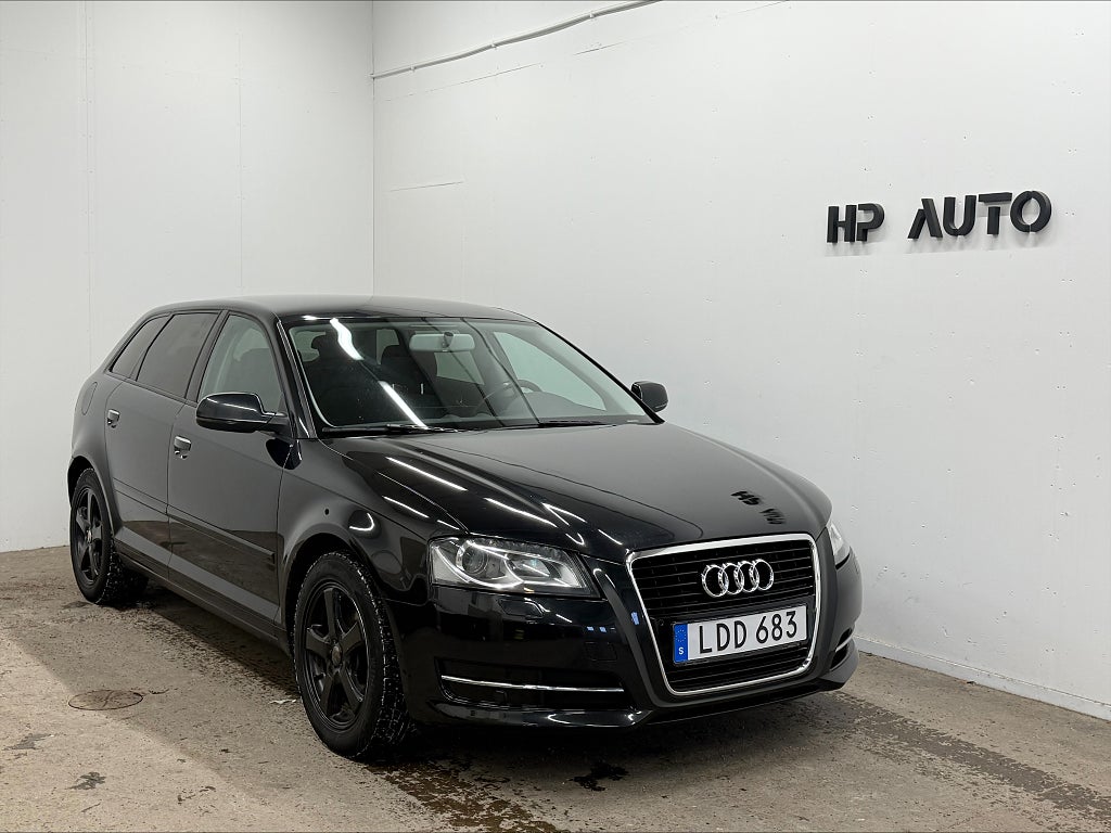Audi A3 SB 1.6TDI 105hk S-Tronic Motorvärmare Dragkrok