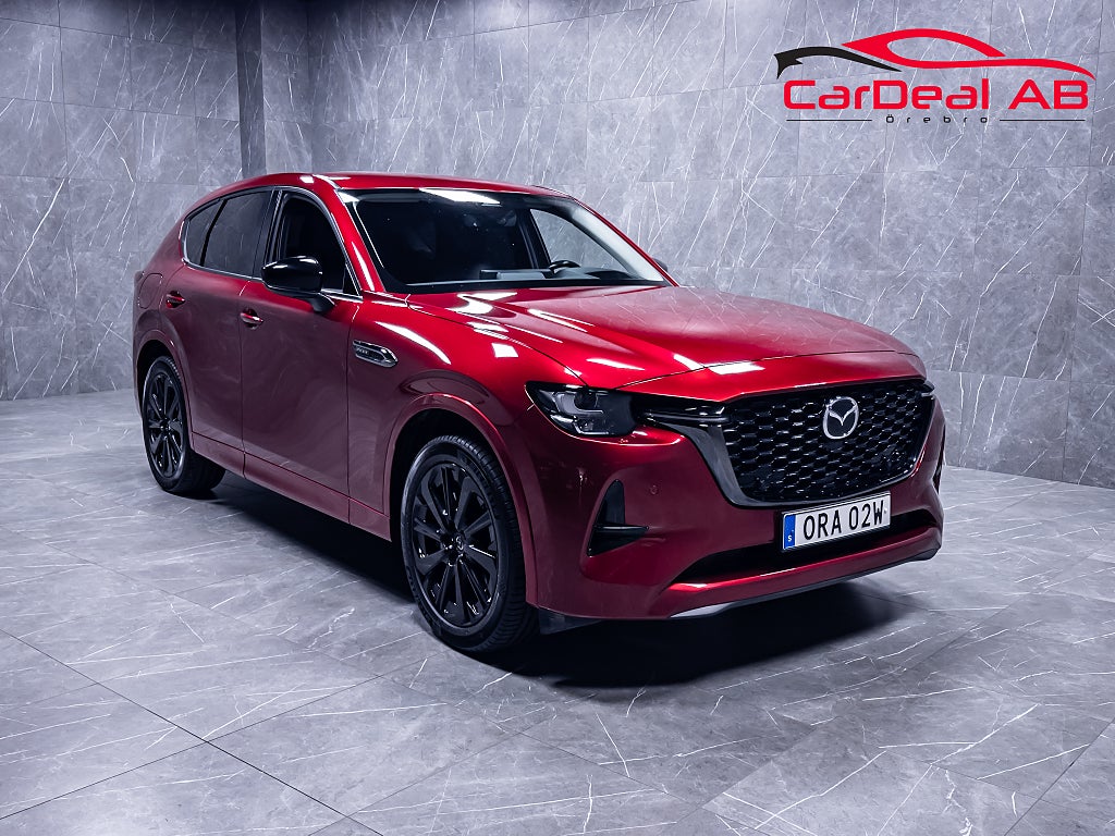 Mazda CX-60 PHEV AWD Ventilerade HUD Kamera Skinn CarPlay *SE SPEC*