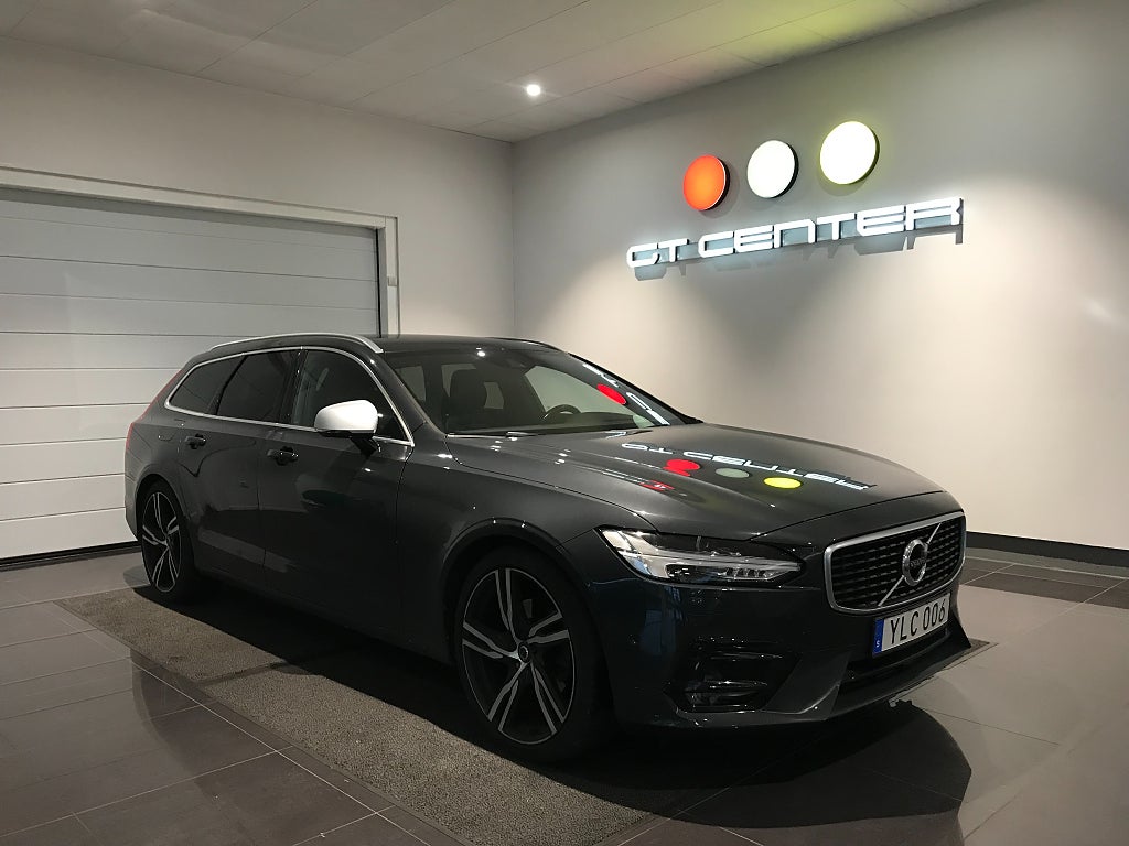 Volvo V90 T5 R-Design Kamera Värmare Drag 254hk