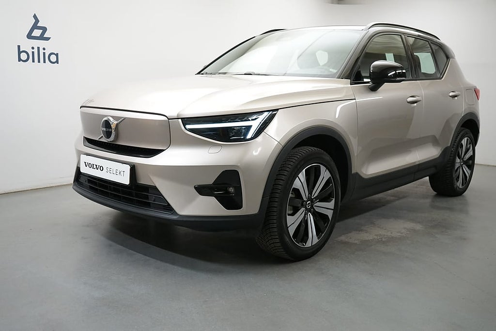 Volvo XC40 Recharge Single Motor Plus Edition, Ränta 2,95%, Dragkrok, Navig