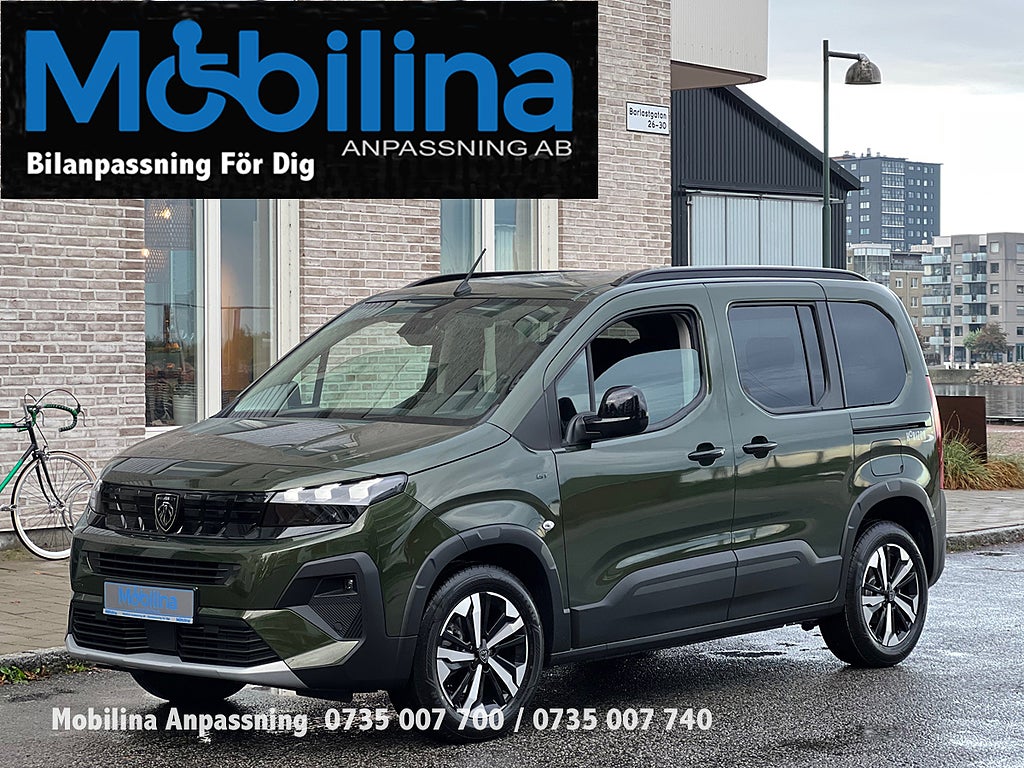 Peugeot Rifter Handikappanpassad Rullstolsbil