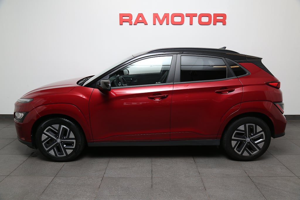 Hyundai Kona 64 kWh Advanced 204hk Skinn KRELL Head-up Två-tons Lack
