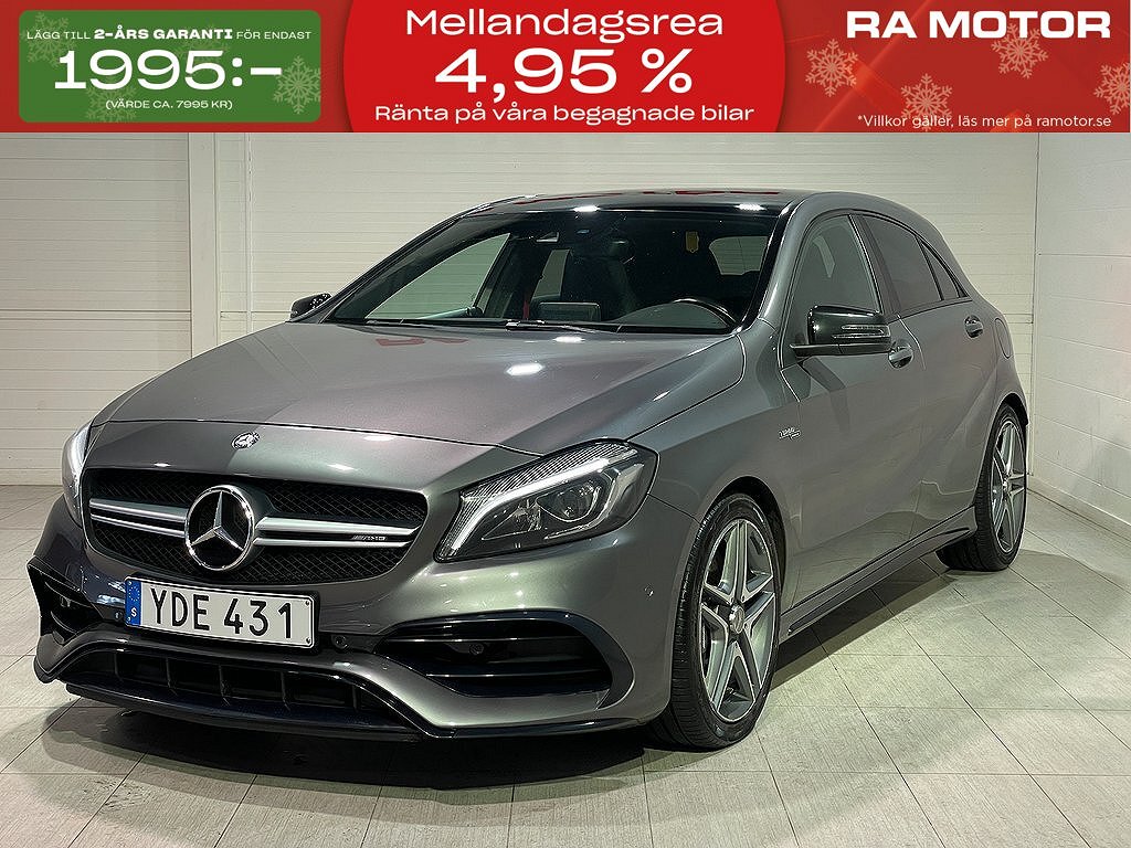 Mercedes-Benz AMG A45 4MATIC AMG | Kamera | 381hk | Downpipe 2016