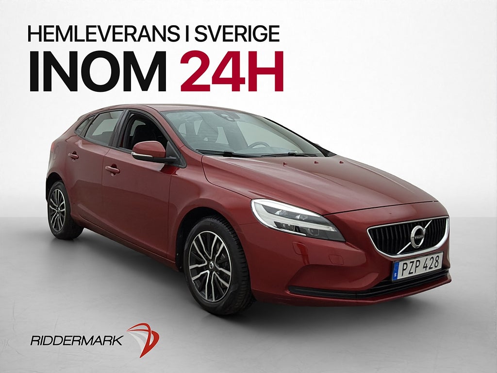 Volvo V40 T2 122hk Momentum VOC Värmare Sensorer Halvskinn