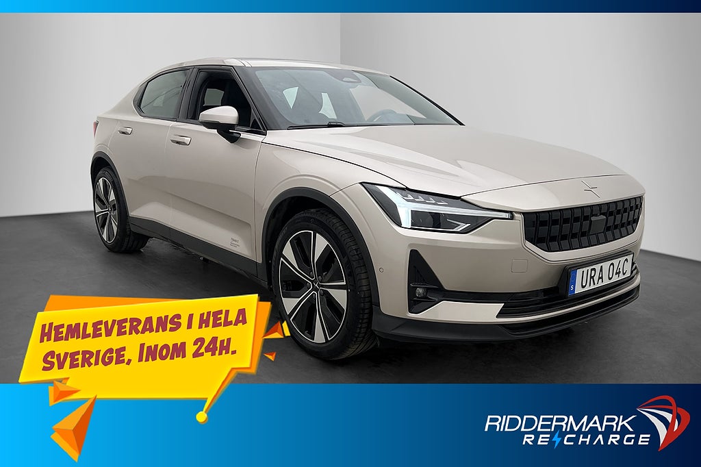 Polestar 2 Long Range AWD Pilot Plus Värmare Pano H/K MOMS