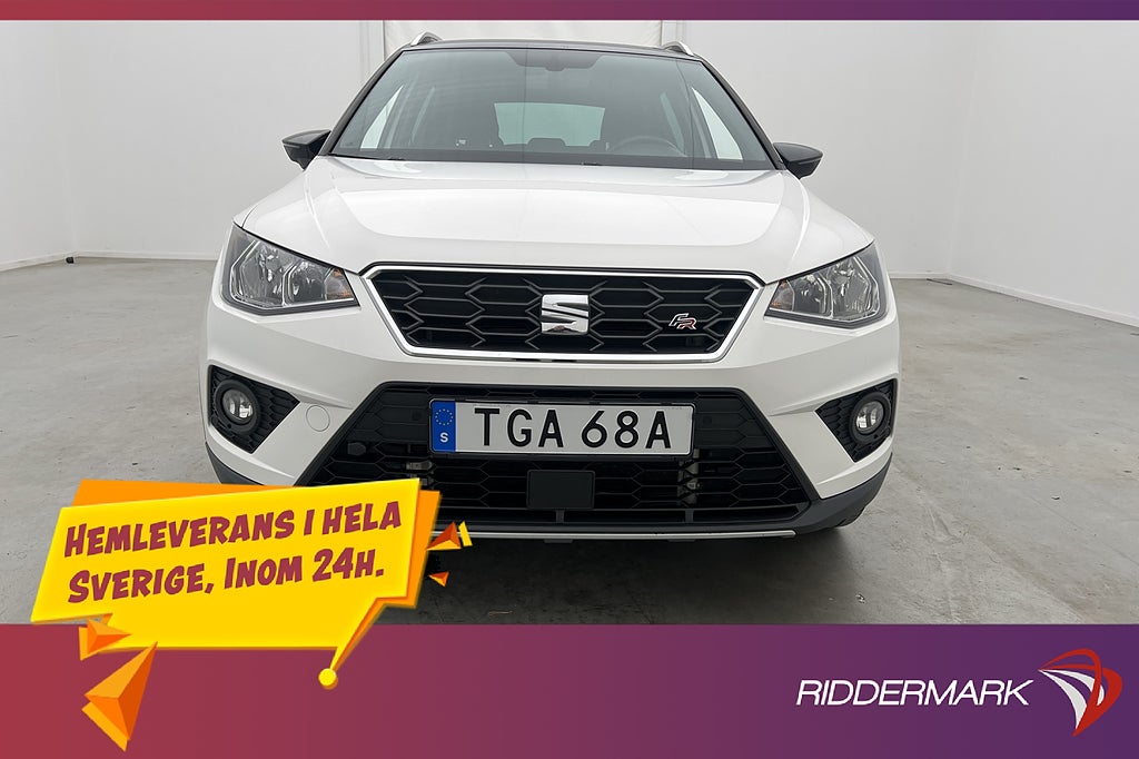 Seat Arona 1.0 TSI 115hk FR P-Sensorer Farthållare 0,5l/mil