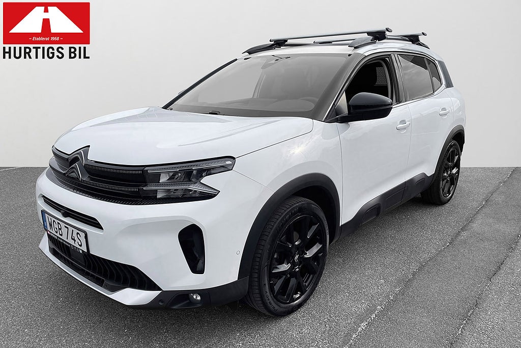 Citroën C5 Aircross 130 Aut/Shine Exkl/Panorama/Backkam/Navi/El stol/Drag