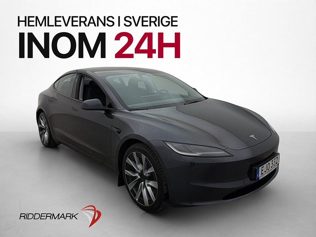 Tesla Model 3 AWD Autopilot Pano En-Brukare MOMS