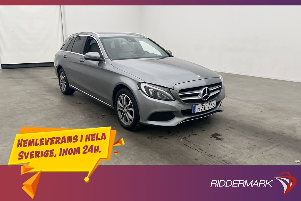 Mercedes-Benz C 220 T d 4M Värmare Burm Navi Halvskinn Drag