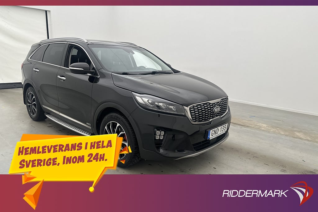 Kia Sorento 2.2 CDRi AWD GT-Line 7-Sits H/K Pano Skinn B-Kam