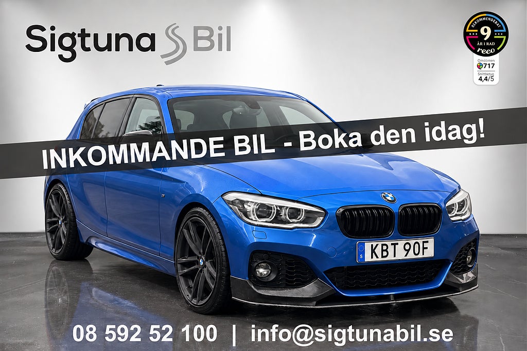 BMW 118i 5-dörrars M Sport / Skinnklädsel / P-sensorer bak 