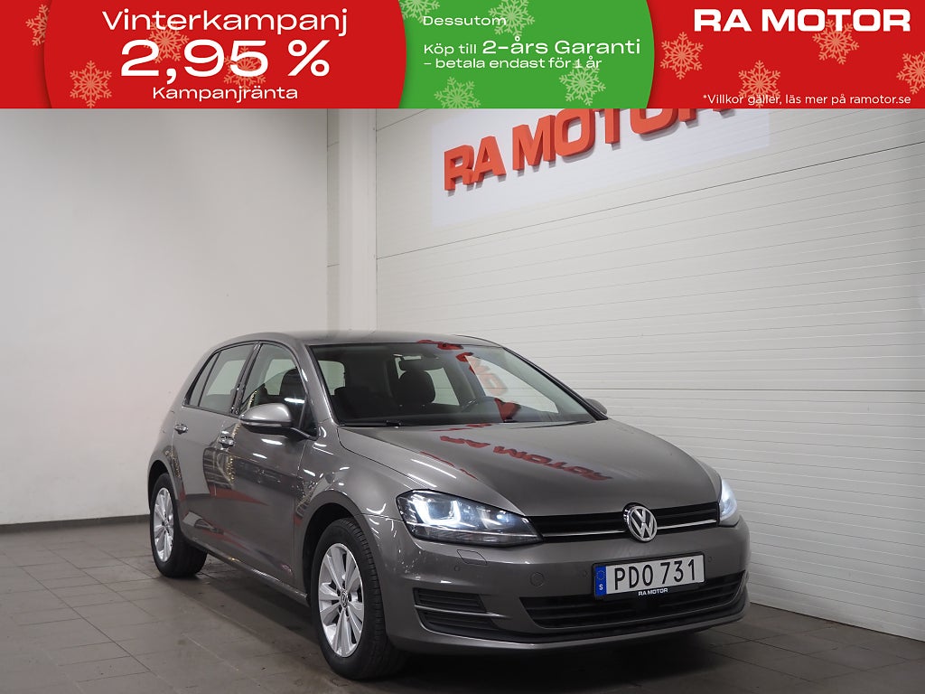 Volkswagen Golf 5-dr 1.6 TDI DSG D-värm B-kamera Drag 2017