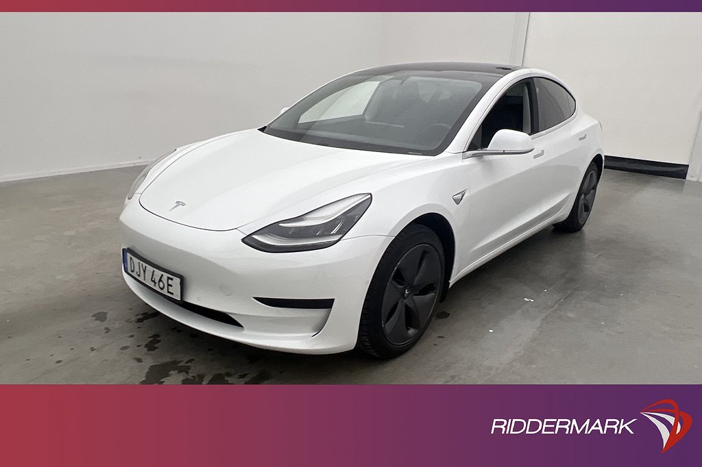 Tesla Model 3 Standard Range Plus Dragkrok Autopilot Sv.Såld