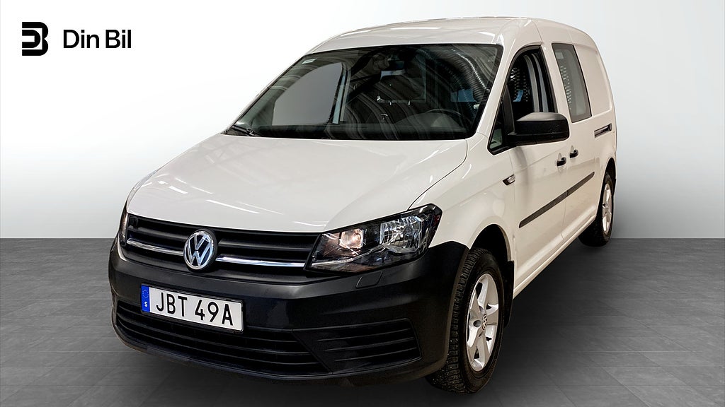 Volkswagen Caddy Maxi Skåp 2.0 TDi DSG Verk inr Ramp Värmare Drag