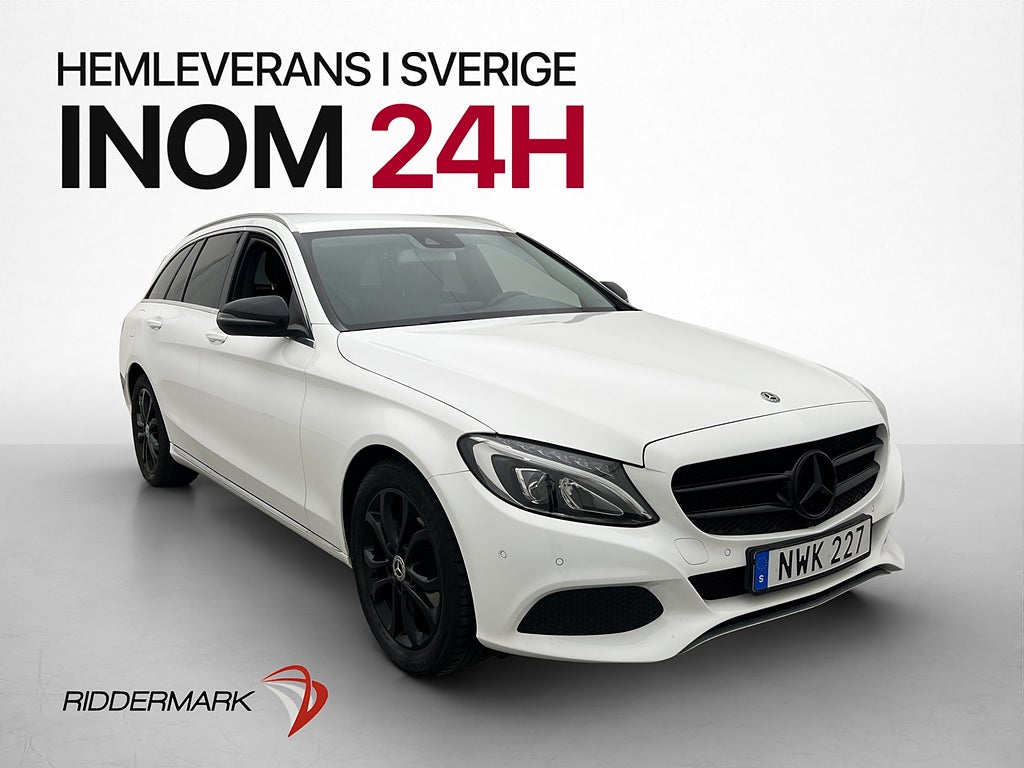 Mercedes-Benz C 180 T 156hk Avantgarde P-Sensorer Halvskinn