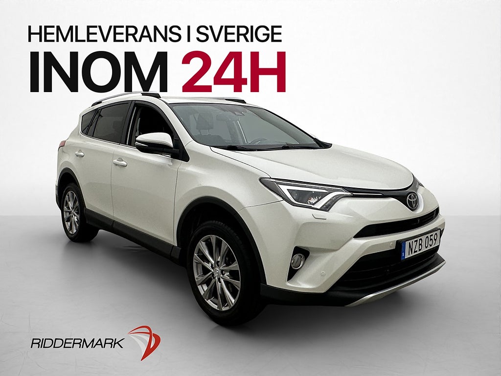 Toyota RAV4 2.0 152hk AWD Executive Dragkrok 360° Skinn