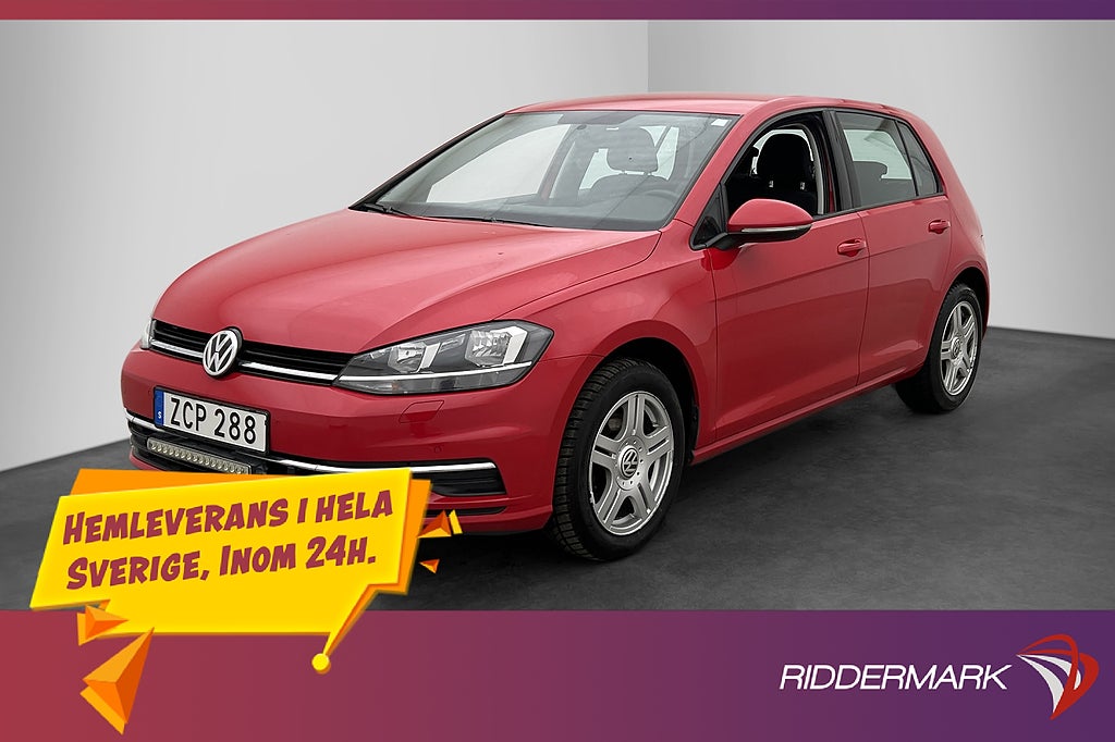 Volkswagen Golf 1.6 TDI D-Värmare Drag CarPlay Sensorer