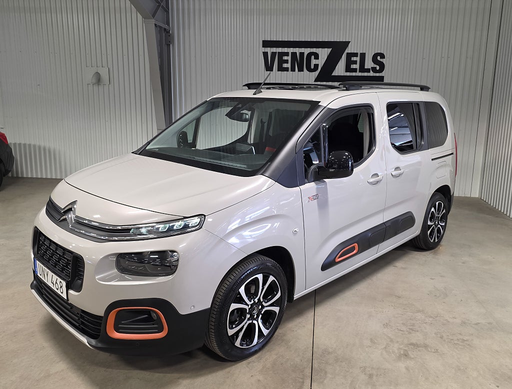 Citroën Berlingo 1.2 PureTech XTR Edi Drag Kamera GPS Pano 1 ägare Fin