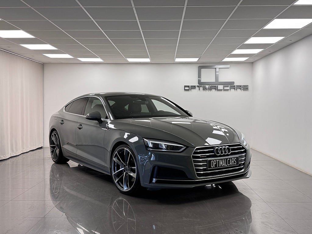 Audi A5 Sportback 45 TFSi Q S-LINE 245HK Leasebar Lågmil
