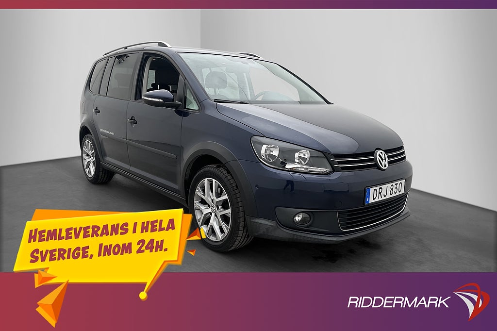 Volkswagen CrossTouran 1.4 TSI 7-Sits Värmare Kamera Drag
