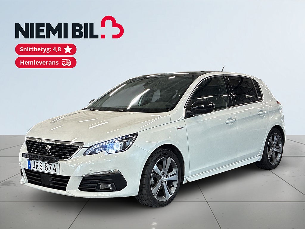 Peugeot 308 1.2 PureTech 130 EAT GT-Line S&V-hjul/Carplay/Pano/Bkam