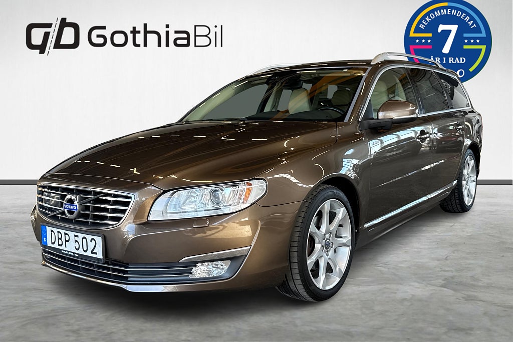 Volvo V70 D4 Geartronic Summum Drag Läder Värmare Adaptiv BLiS