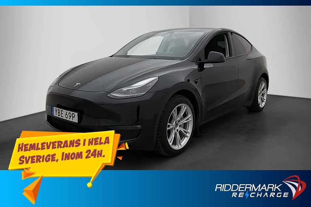 Tesla Model Y Long Range AWD Dragkrok Autopilot Sv.Såld MOMS