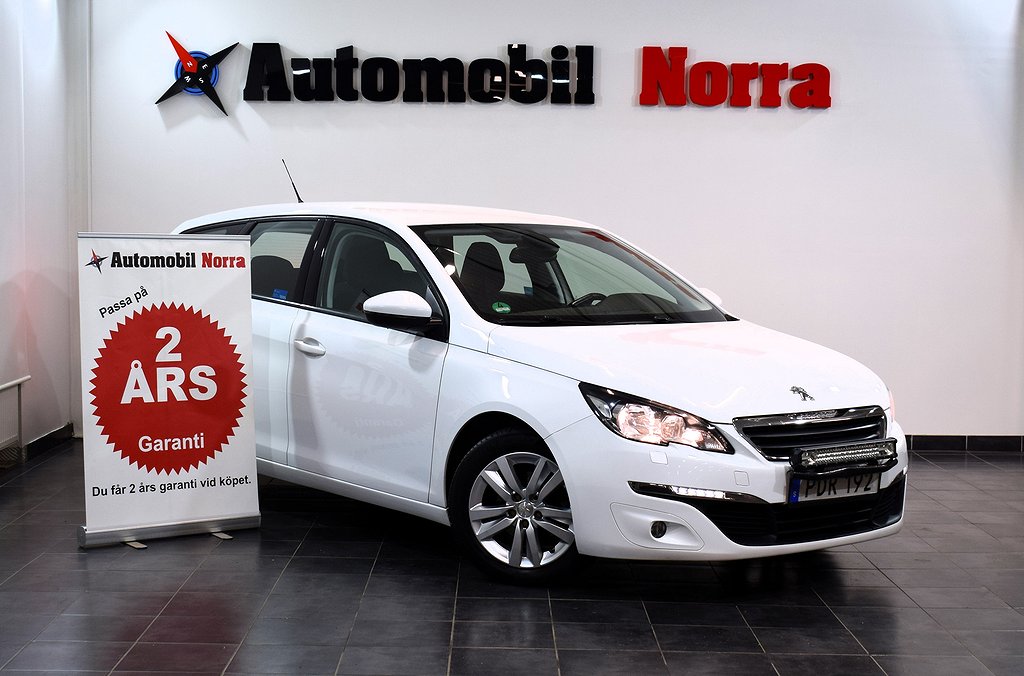 Peugeot 308 SW 1.6 BlueHDI Active Auto Drag 2års Garanti V-hjul