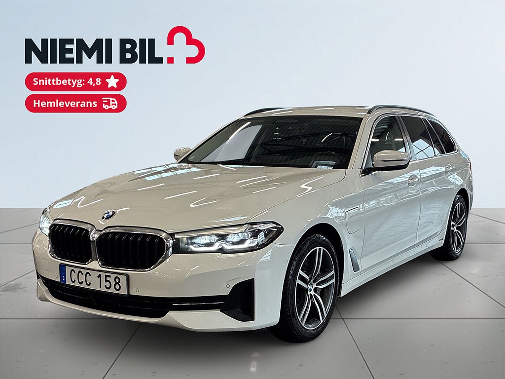 BMW 530e Touring Steptronic Pvärm/Backkamera/Drag/Helskinn/Navi