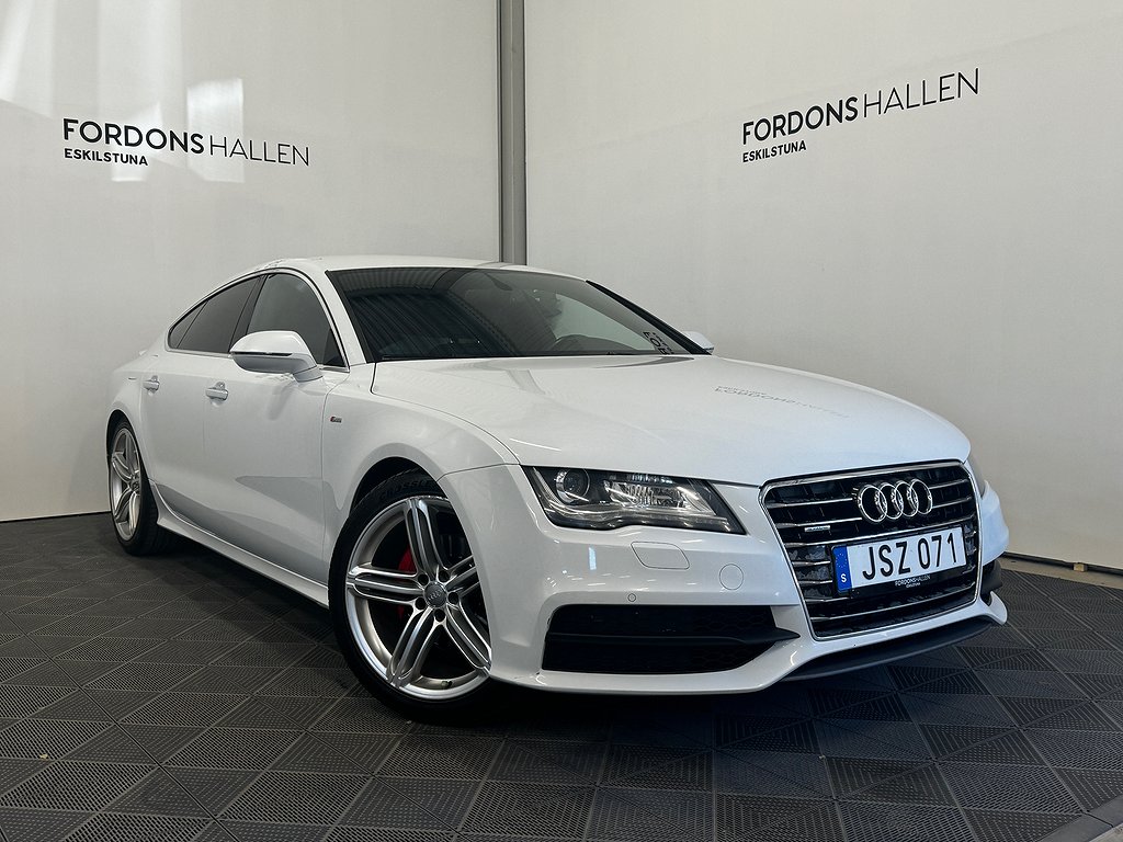 Audi A7 Sportback 3.0TDI Q |S Line |Drag |D-värm |Nyservad