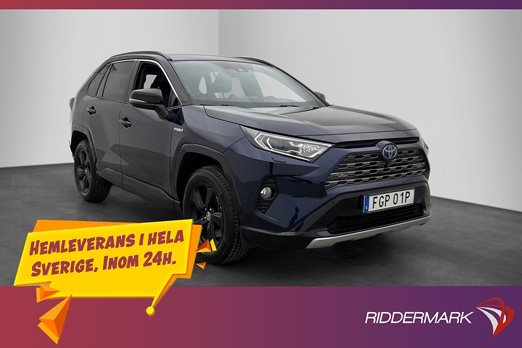 Toyota RAV4 Hybrid E-CVT 218hk Style 360° Navi JBL Sensorer