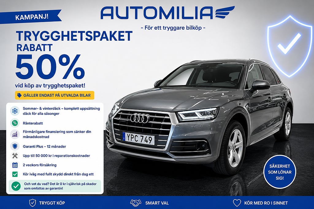 Audi Q5 2.0 TDI quattro S Tronic, Cockpit, Navi, Drag *KAMPANJ*