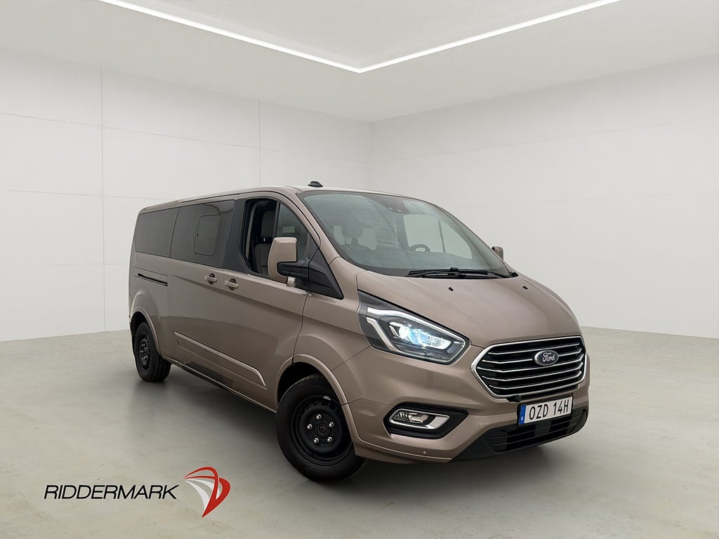 Ford Tourneo Custom Lång Titanium Värm Kamera CARPLAY 9-Sits