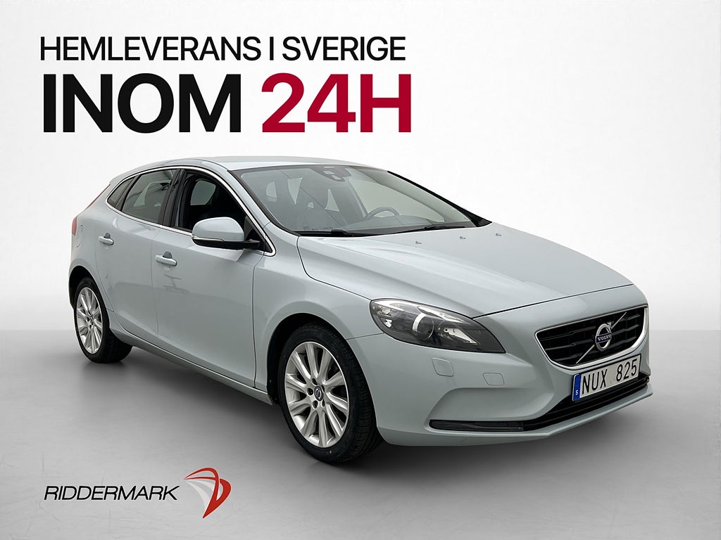 Volvo V40 D2 115hk Summum D-Värmare Kamera Skinn Elstol