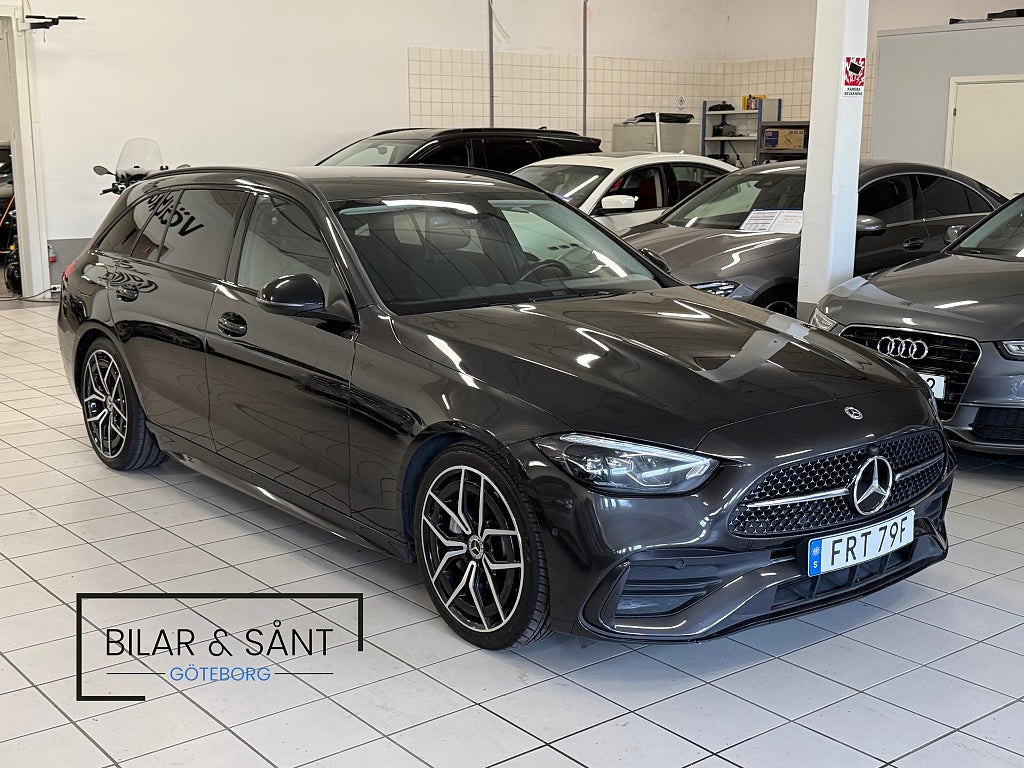 Mercedes-Benz C 220 T d 200hk 4MATIC 9G AMG Burmeister Dragkrok Kamera