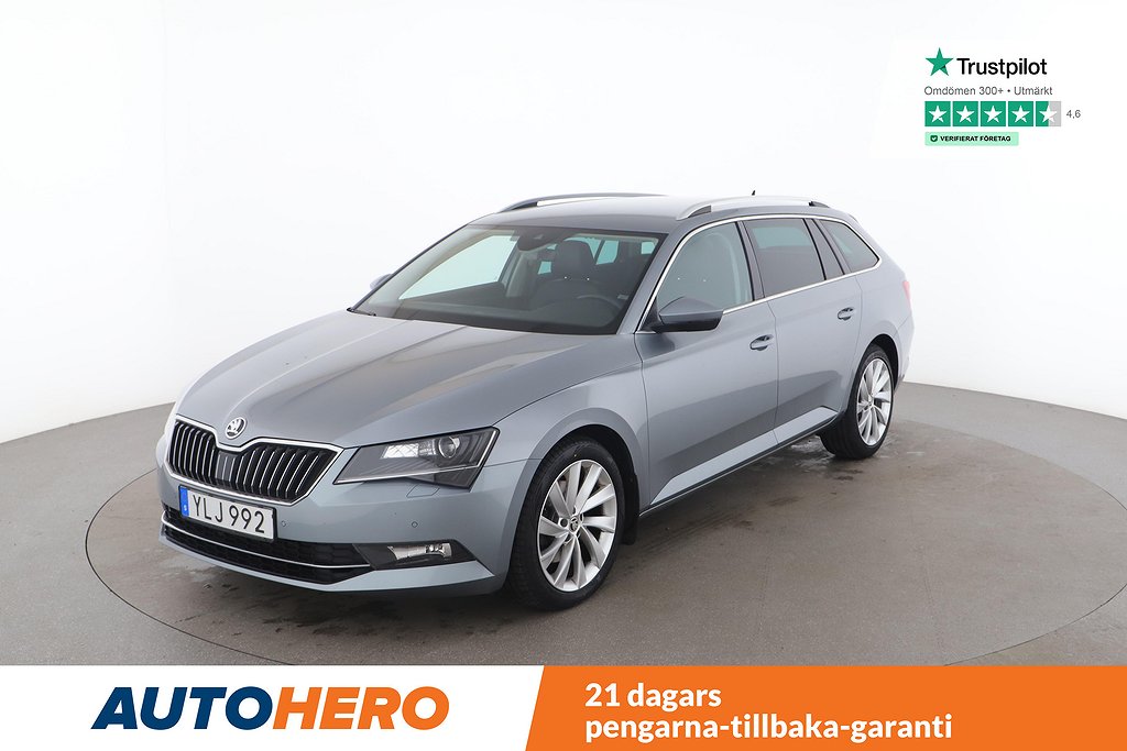 Skoda Superb Kombi 2.0 TDI 4x4 Style / M-Värmare, Canton