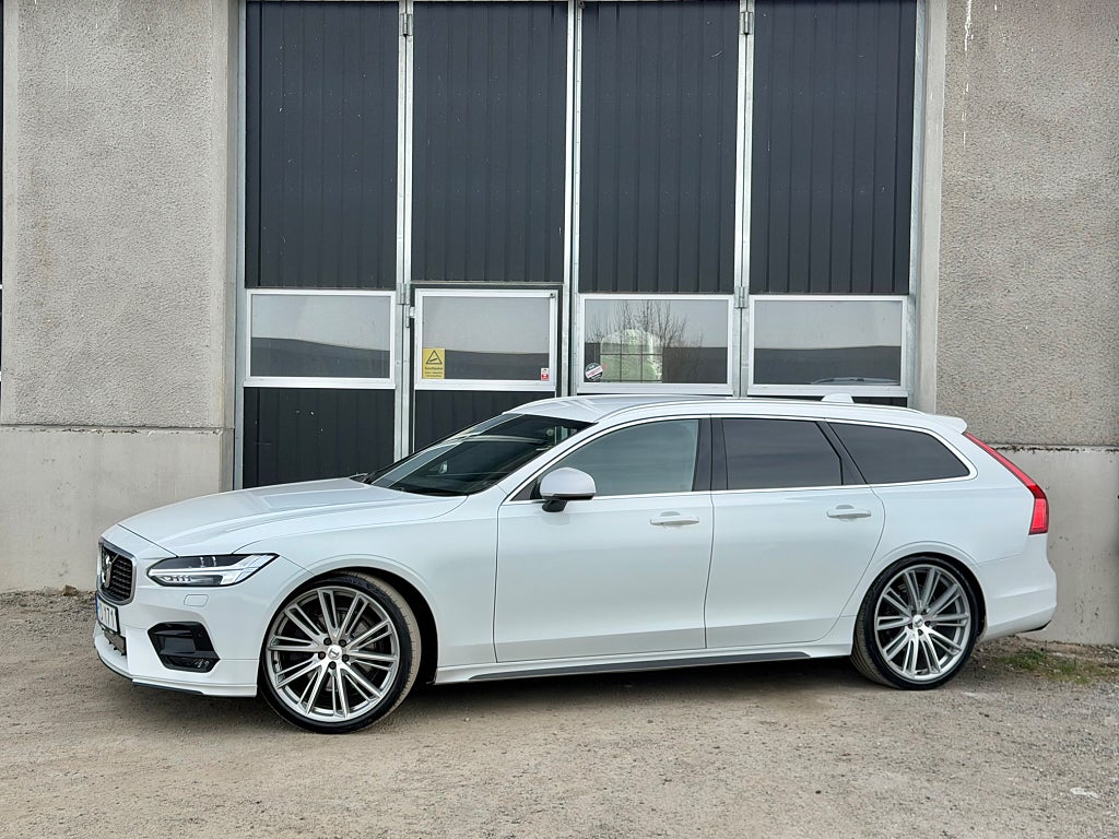 Volvo V90 D5 AWD R-Design H/K 360°kam Värmare Ventilerade säten