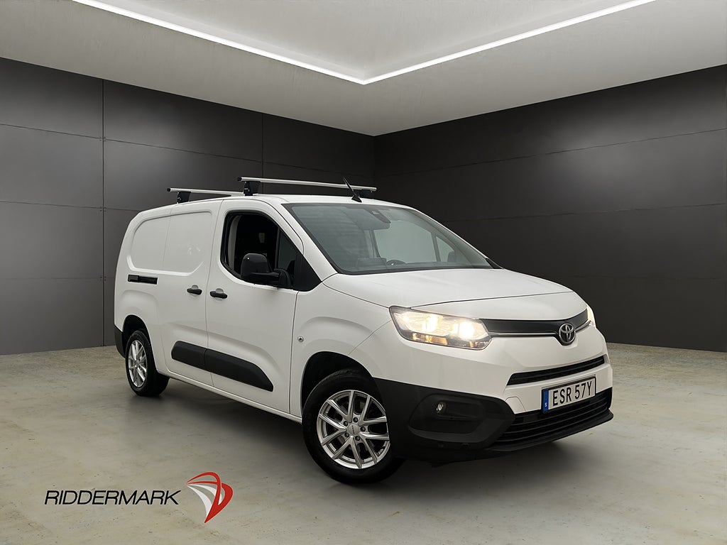 Toyota proace-city L2 Dragkrok CARPLAY Kamera Takräcke Moms