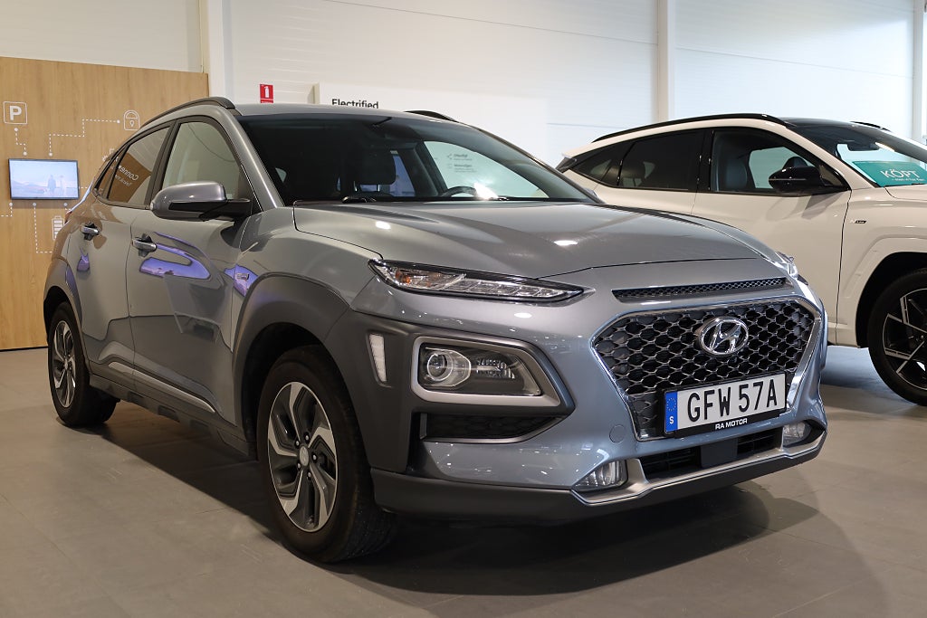 Hyundai Kona Hybrid 1,6 GDI 141hk Premium HEV Aut Dragkrok 2020
