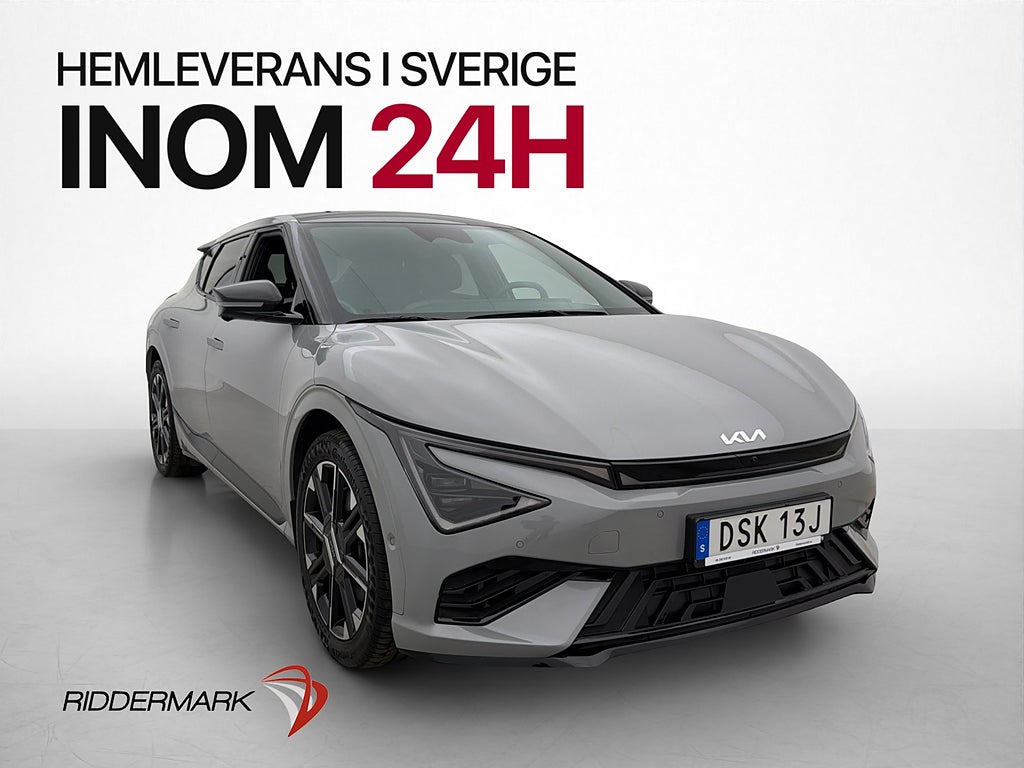 Kia EV6 Long Range 84kWh AWD GT-Line Sollucka Drag 360° HUD