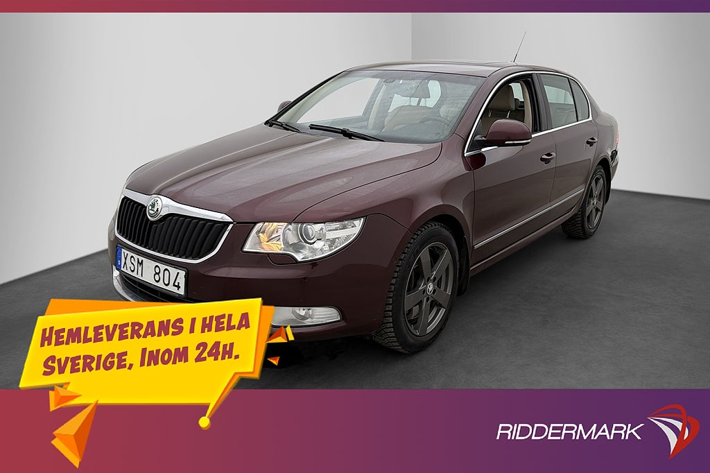 Skoda Superb 3.6 FSI V6 4x4 Elegance Värmare Drag Lucka Navi